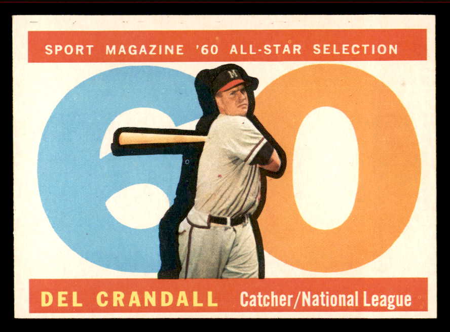 1960 Topps Baseball #568 Del Crandall A.S. Braves NR-MT 542691