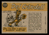 1960 Topps Baseball #568 Del Crandall A.S. Braves NR-MT 542691