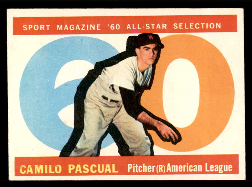 1960 Topps Baseball #569 Camilo Pascual A.S. Senators NR-MT 542692