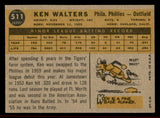 1960 Topps Baseball #511 Ken Walters Phillies EX-MT 542695
