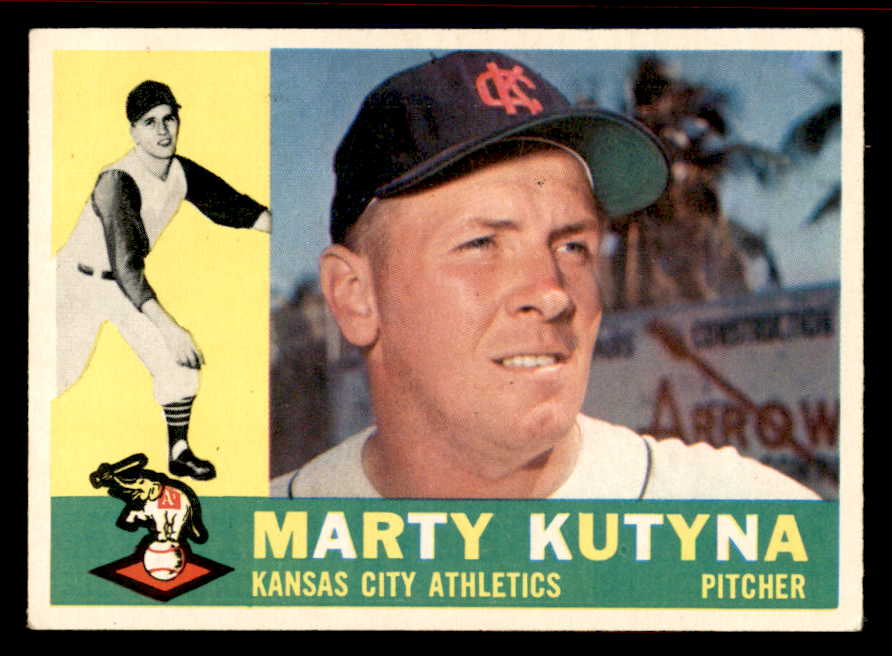 1960 Topps Baseball #516 Marty Kutyna A's EX-MT 542697
