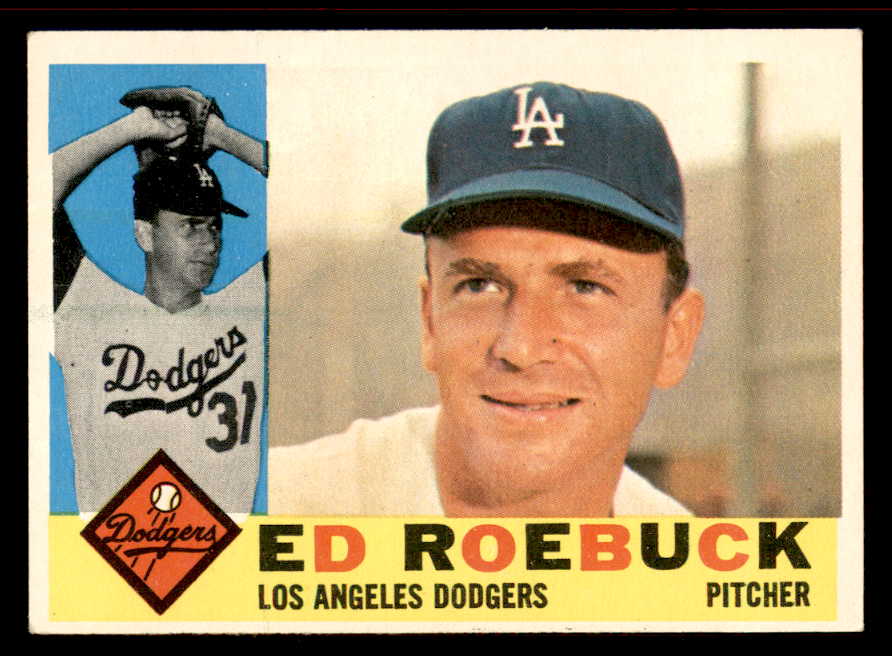1960 Topps Baseball #519 Ed Roebuck Dodgers EX-MT 542700