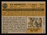 1960 Topps Baseball #519 Ed Roebuck Dodgers EX-MT 542700