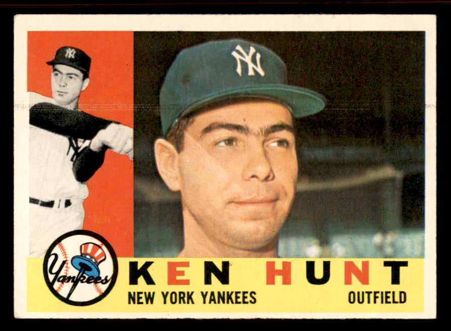 1960 Topps Baseball #522 Ken Hunt Yankees EX-MT 542701