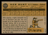1960 Topps Baseball #522 Ken Hunt Yankees EX-MT 542701