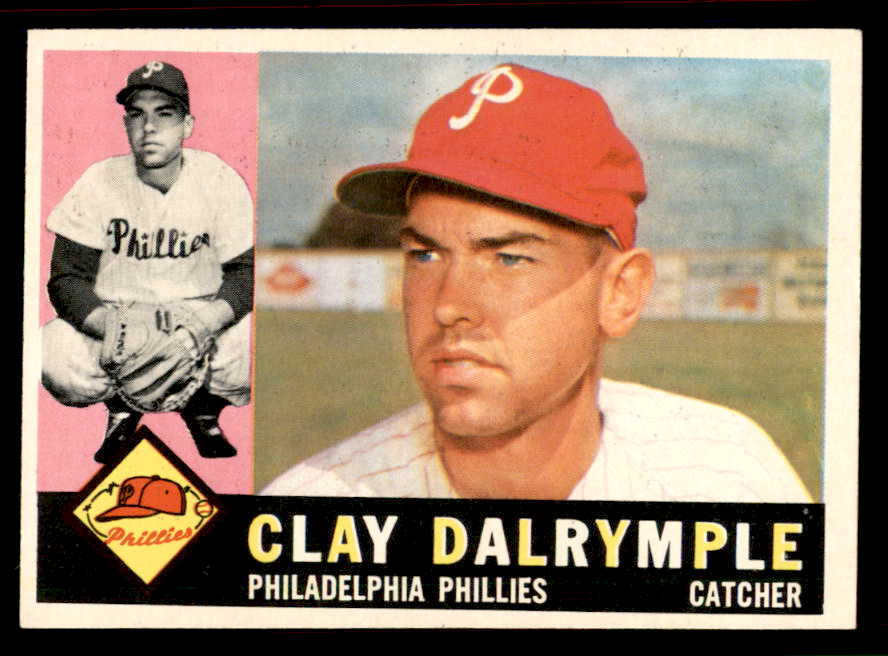 1960 Topps Baseball #523 Clay Dalrymple Phillies EX-MT 542702