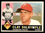 1960 Topps Baseball #523 Clay Dalrymple Phillies EX-MT 542702