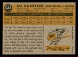 1960 Topps Baseball #533 Lou Clinton Red Sox EX-MT 542705