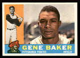 1960 Topps Baseball #539 Gene Baker Pirates EX-MT 542708