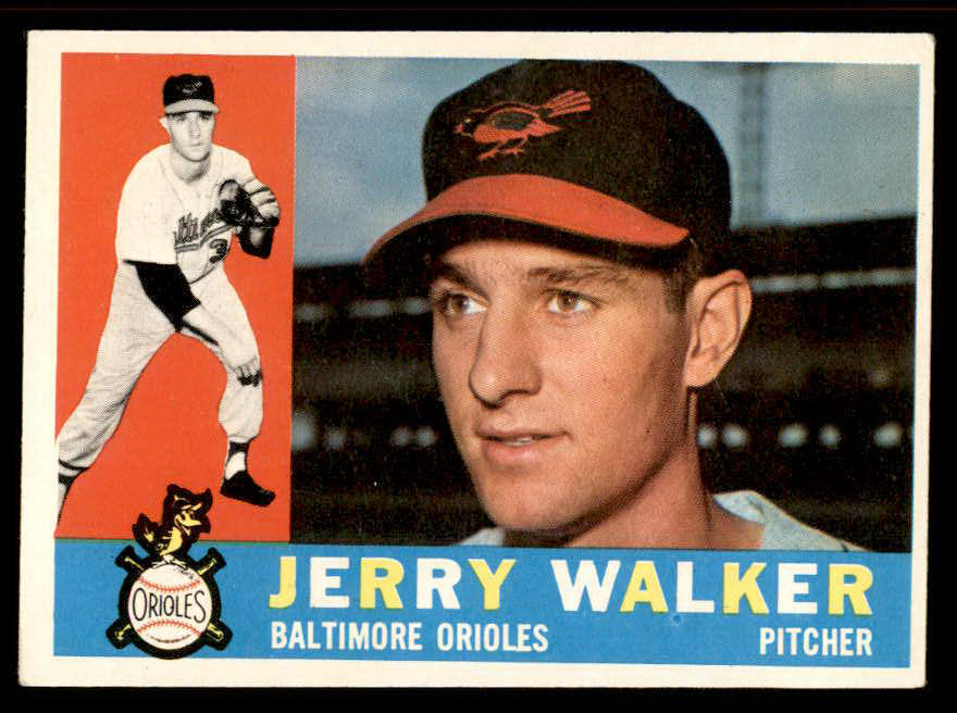 1960 Topps Baseball #540 Jerry Walker Orioles EX-MT 542709