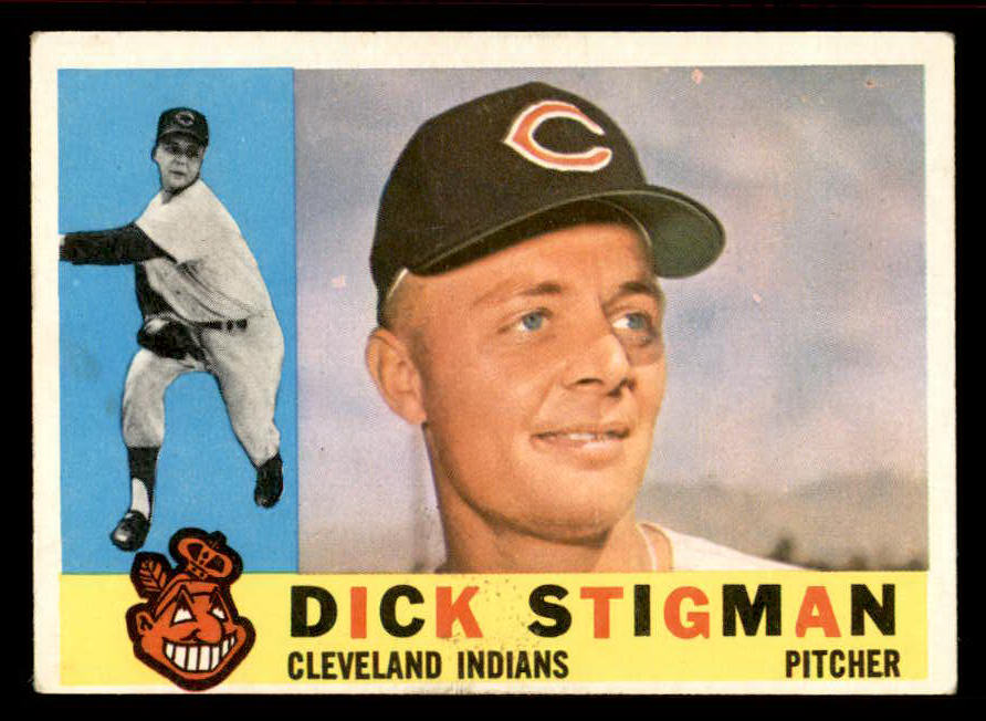 1960 Topps Baseball #507 Dick Stigman Indians VG-EX/EX 542718