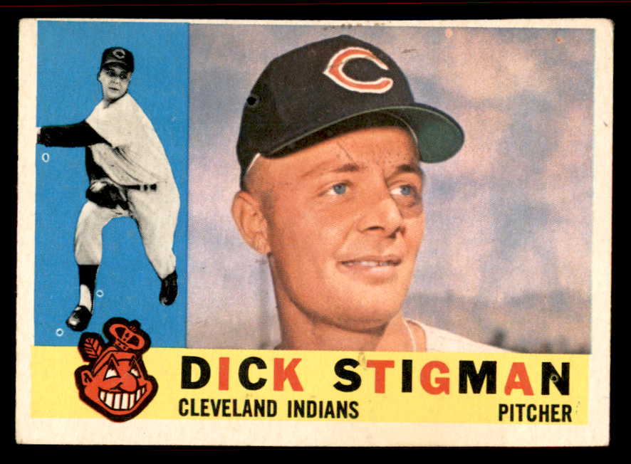 1960 Topps Baseball #507 Dick Stigman Indians VG-EX/EX 542719