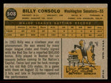 1960 Topps Baseball #508 Billy Consolo Senators VG-EX/EX 542720