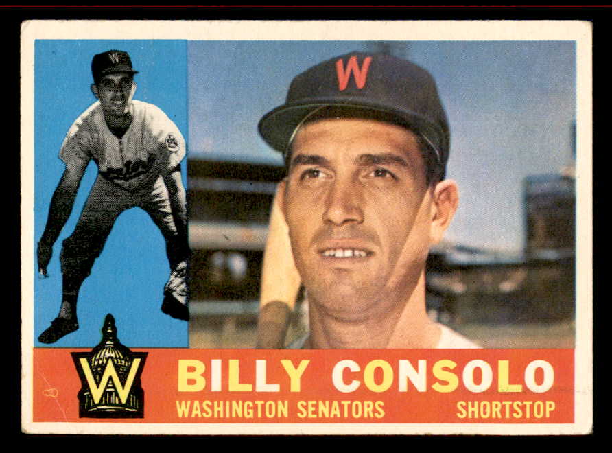 1960 Topps Baseball #508 Billy Consolo Senators VG-EX/EX 542721