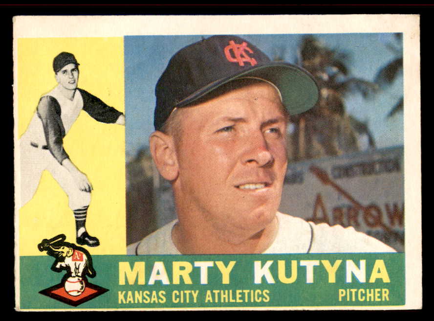 1960 Topps Baseball #516 Marty Kutyna A's VG-EX/EX 542726