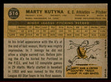 1960 Topps Baseball #516 Marty Kutyna A's VG-EX/EX 542726