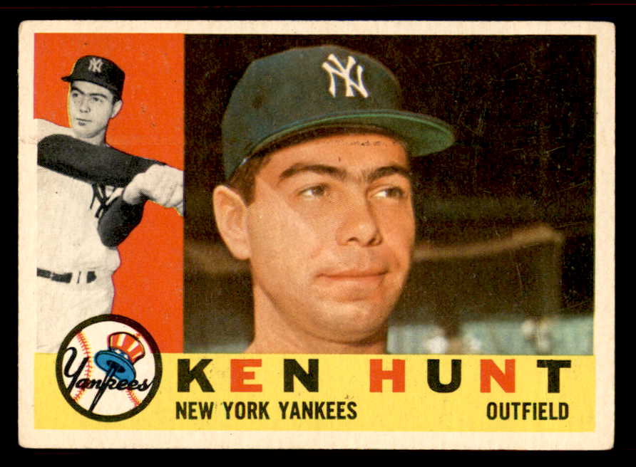 1960 Topps Baseball #522 Ken Hunt Yankees VG-EX/EX 542730