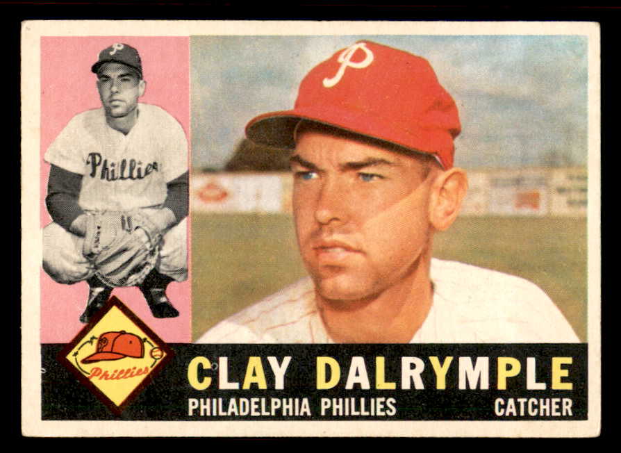 1960 Topps Baseball #523 Clay Dalrymple Phillies VG-EX/EX 542731