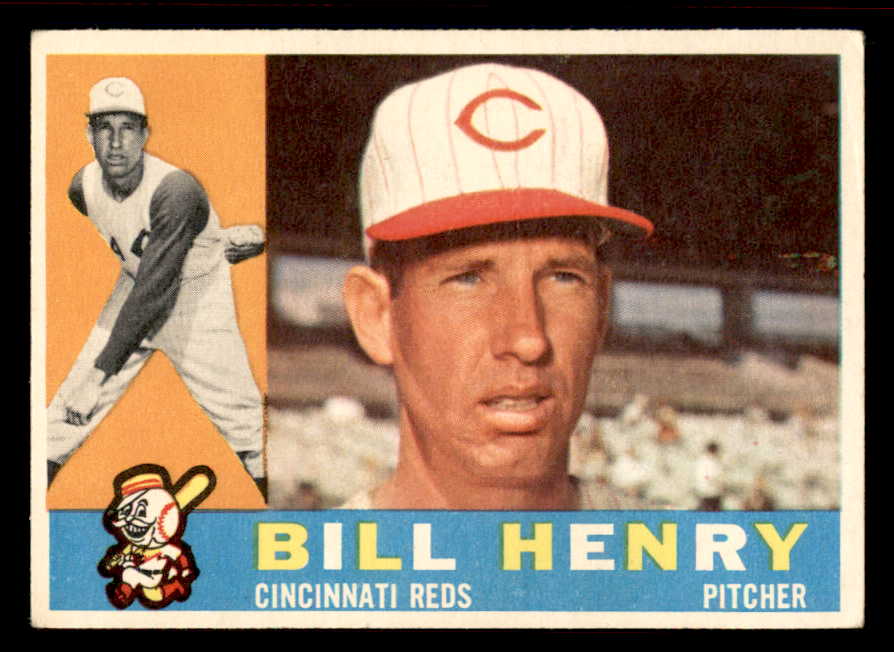 1960 Topps Baseball #524 Bill Henry Reds VG-EX/EX 542732