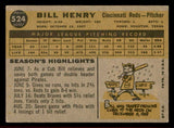 1960 Topps Baseball #524 Bill Henry Reds VG-EX/EX 542732