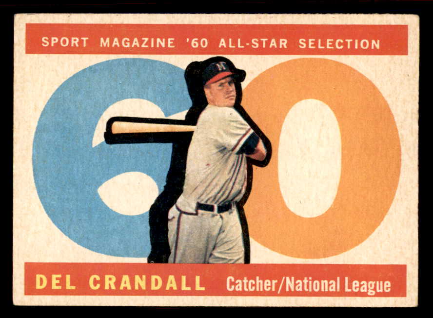 1960 Topps Baseball #568 Del Crandall A.S. Braves VG-EX/EX 542733