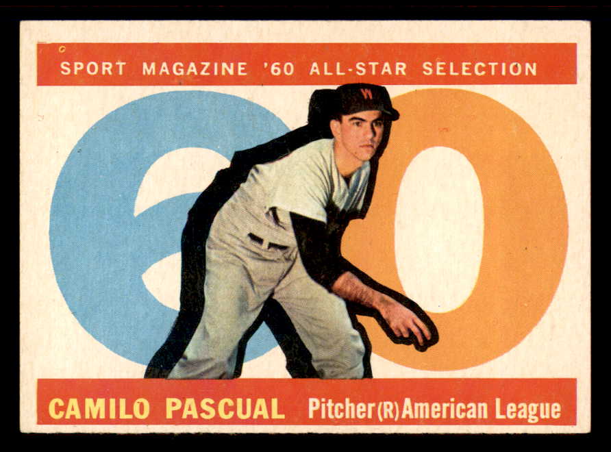 1960 Topps Baseball #569 Camilo Pascual A.S. Senators VG-EX/EX 542734
