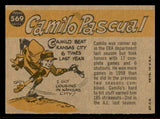 1960 Topps Baseball #569 Camilo Pascual A.S. Senators VG-EX/EX 542734