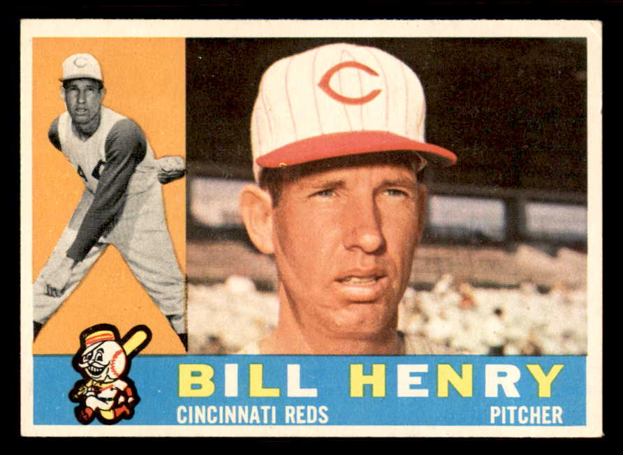 1960 Topps Baseball #524 Bill Henry Reds VG-EX 542738