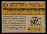 1960 Topps Baseball #525 Marv Breeding Orioles VG-EX 542739
