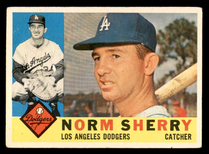1960 Topps Baseball #529 Norm Sherry Dodgers VG-EX 542741