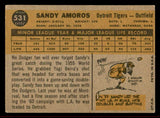 1960 Topps Baseball #531 Sandy Amoros Tigers VG-EX 542743