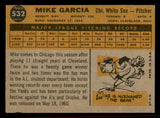 1960 Topps Baseball #532 Mike Garcia White Sox VG-EX 542745