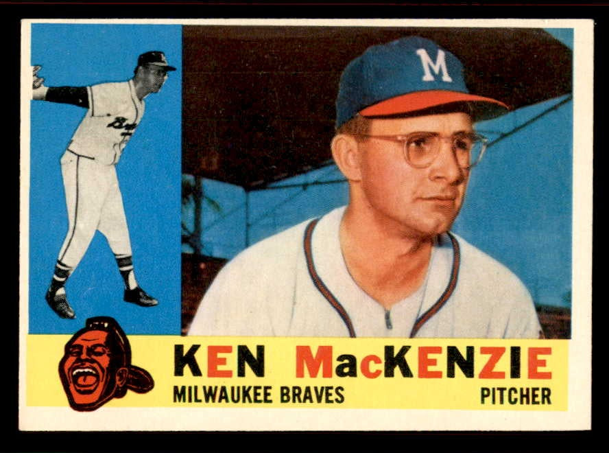 1960 Topps Baseball #534 Ken MacKenzie Braves VG-EX 542748