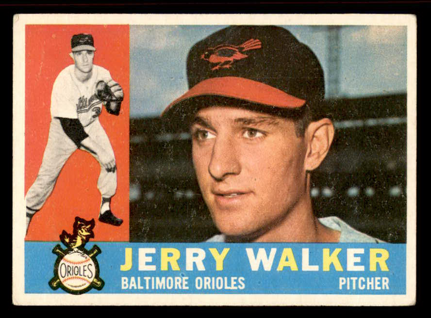 1960 Topps Baseball #540 Jerry Walker Orioles VG-EX 542751