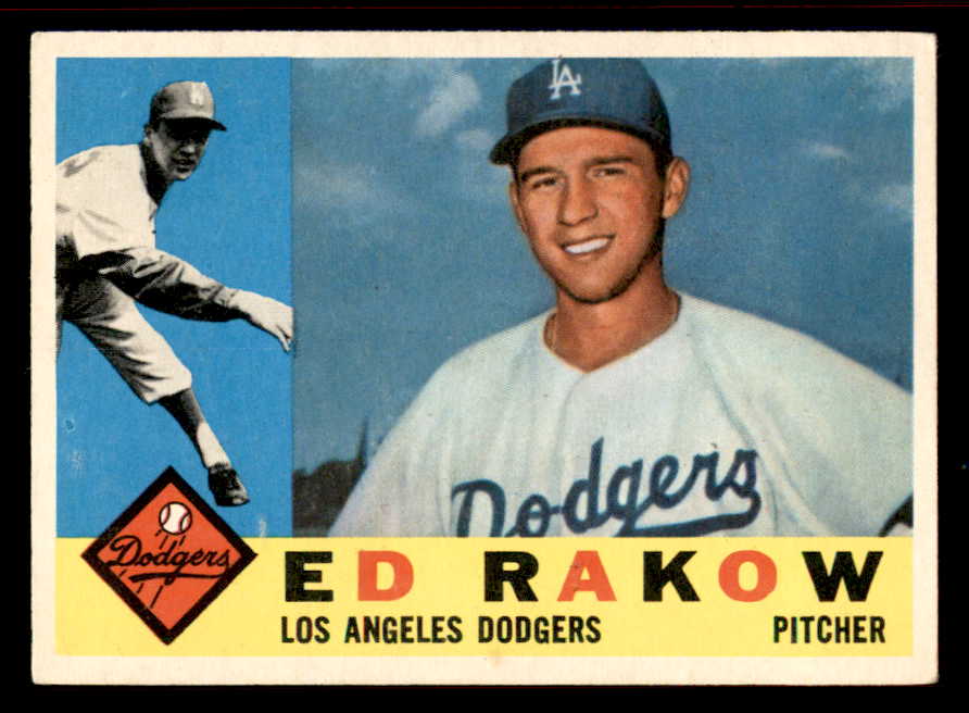 1960 Topps Baseball #551 Ed Rakow Dodgers VG-EX 542759