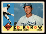 1960 Topps Baseball #551 Ed Rakow Dodgers VG-EX 542759