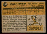 1960 Topps Baseball #552 Walt Bond Indians VG-EX 542760