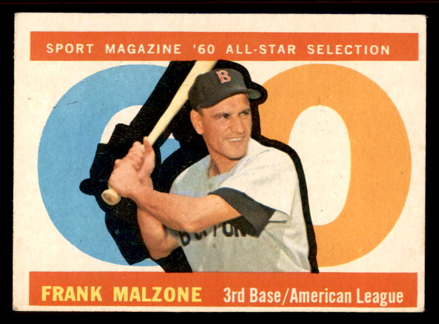 1960 Topps Baseball #557 Frank Malzone A.S. Red Sox VG-EX 542761