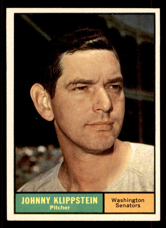 1961 Topps Baseball #539 Johnny Klippstein Senators NR-MT 542768