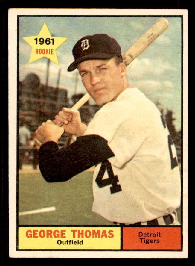 1961 Topps Baseball #544 George Thomas Tigers NR-MT 542769