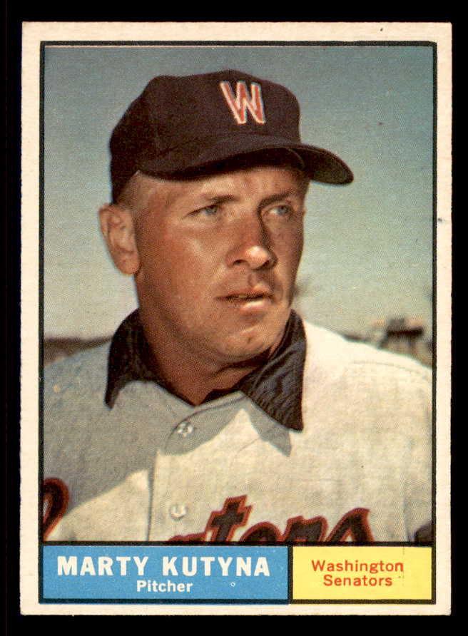 1961 Topps Baseball #546 Marty Kutyna Senators NR-MT 542770