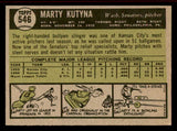 1961 Topps Baseball #546 Marty Kutyna Senators NR-MT 542770