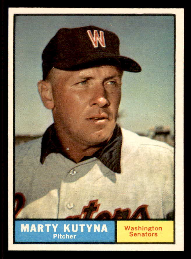 1961 Topps Baseball #546 Marty Kutyna Senators NR-MT 542771