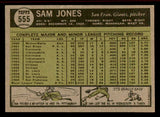 1961 Topps Baseball #555 Sam Jones Giants NR-MT 542777