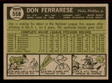 1961 Topps Baseball #558 Don Ferrarese Phillies NR-MT 542779