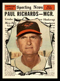 1961 Topps Baseball #566 Paul Richards A.S. Orioles NR-MT 542783