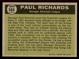 1961 Topps Baseball #566 Paul Richards A.S. Orioles NR-MT 542783