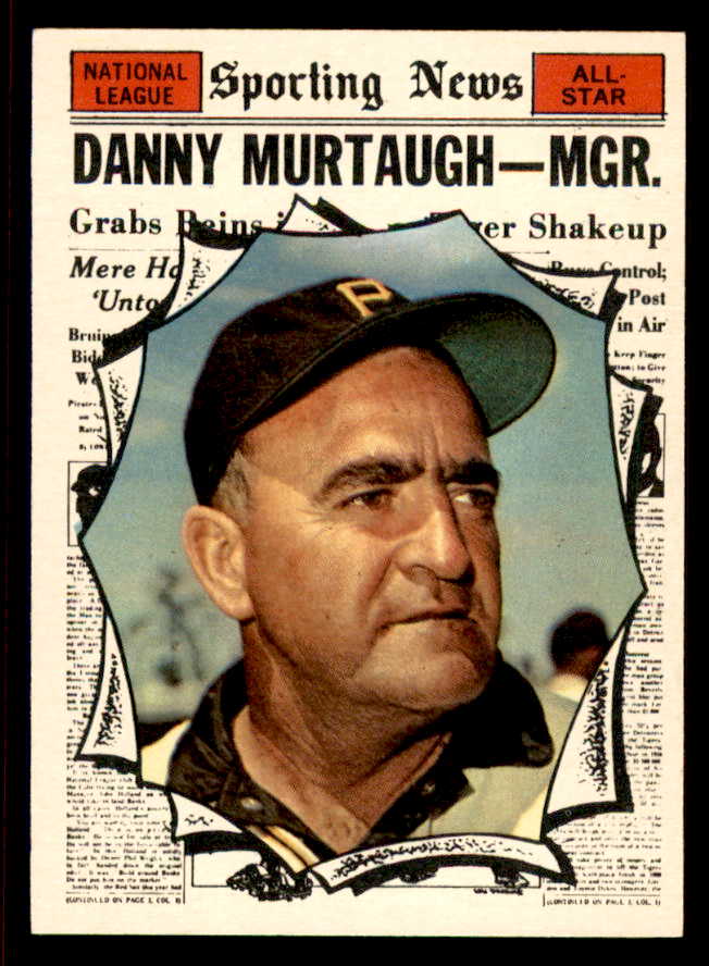 1961 Topps Baseball #567 Danny Murtaugh A.S. Pirates NR-MT 542784
