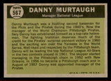 1961 Topps Baseball #567 Danny Murtaugh A.S. Pirates NR-MT 542784