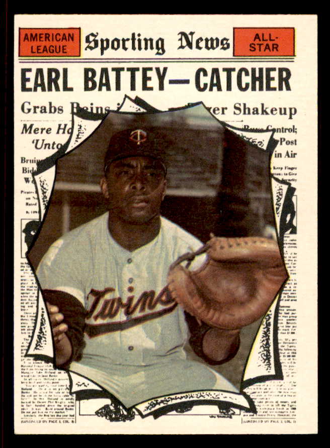 1961 Topps Baseball #582 Earl Battey A.S. Twins NR-MT 542785
